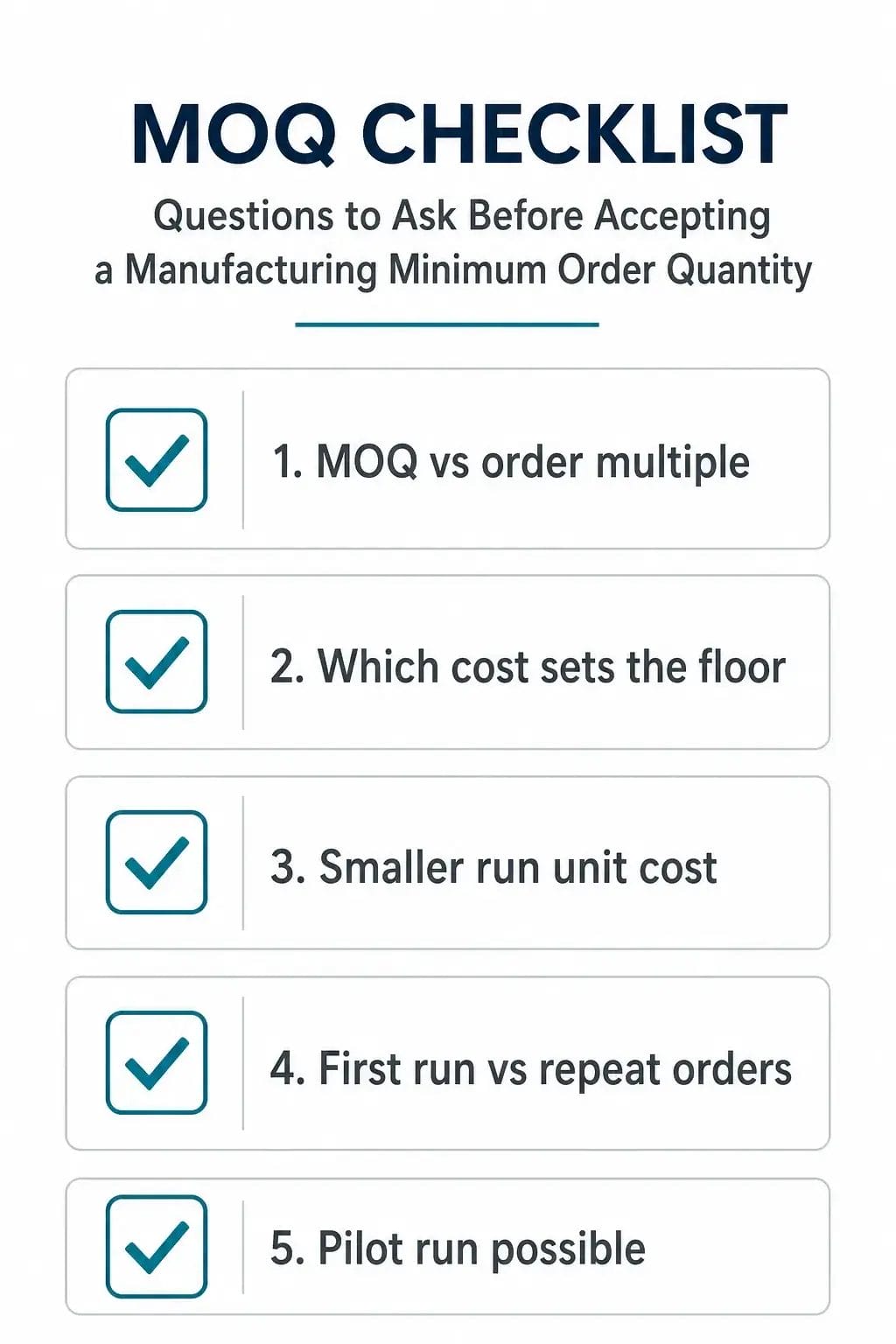 How Pet Product MOQ Is Calculated — and How to Negotiate It Lower Key questions a buyer should ask a factory before accepting a pet product MOQ