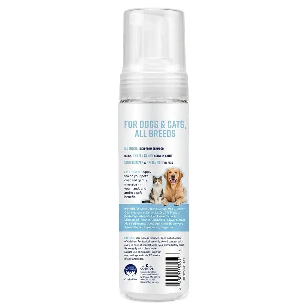 Quick waterless pet cleaning